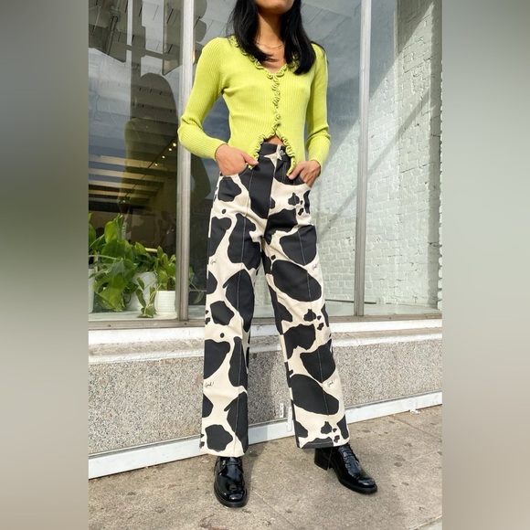 Lisa Says Gah Denim - LISA SAYS GAH Robyn Jeans in Black Cow | size 27